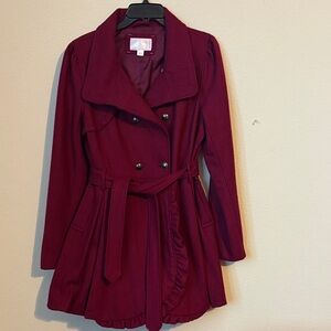 Xhilaration Maroon Outerwear